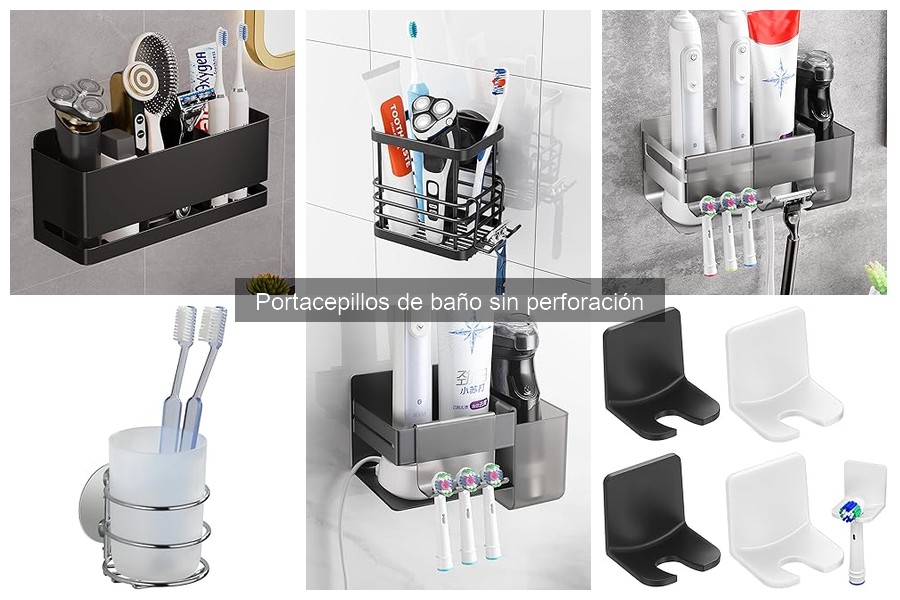 Precauciones para Usar Portacepillos de Baño Sin Perforación