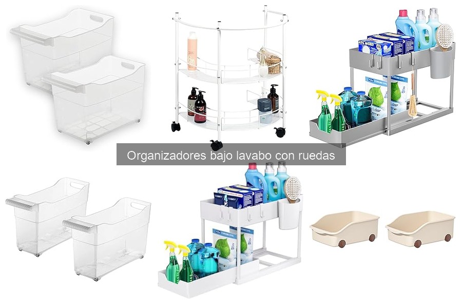 Precio de organizadores bajo lavabo con ruedas: guía de costos