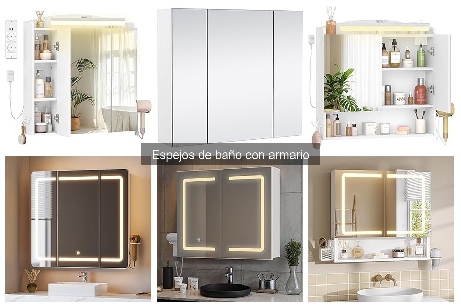 Precio promedio de espejos de baño con armario