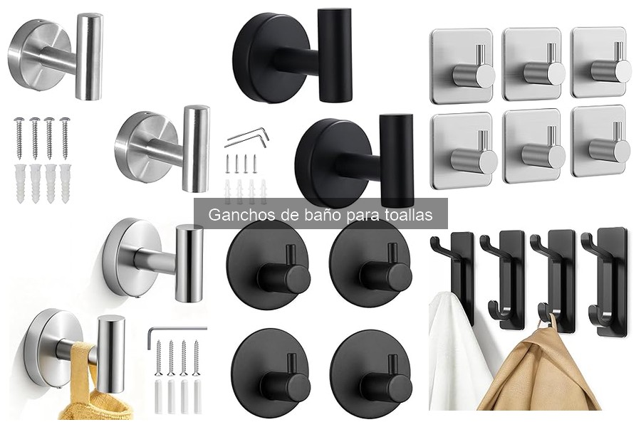 Precio promedio de ganchos de baño para toallas: guía 2023