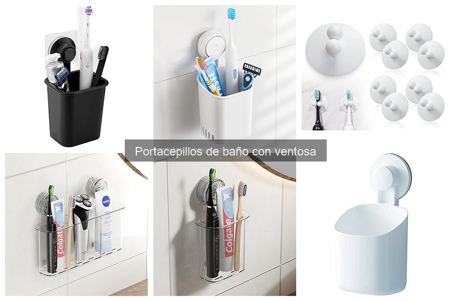 Precio y Comparativa de Portacepillos de Baño con Ventosa