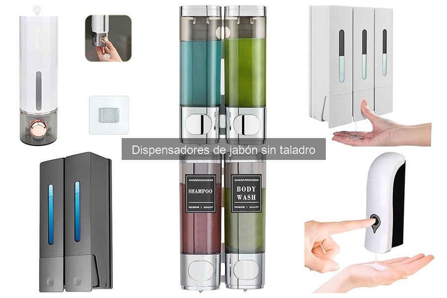 Precios de dispensadores de jabón sin taladro y dónde comprarlos