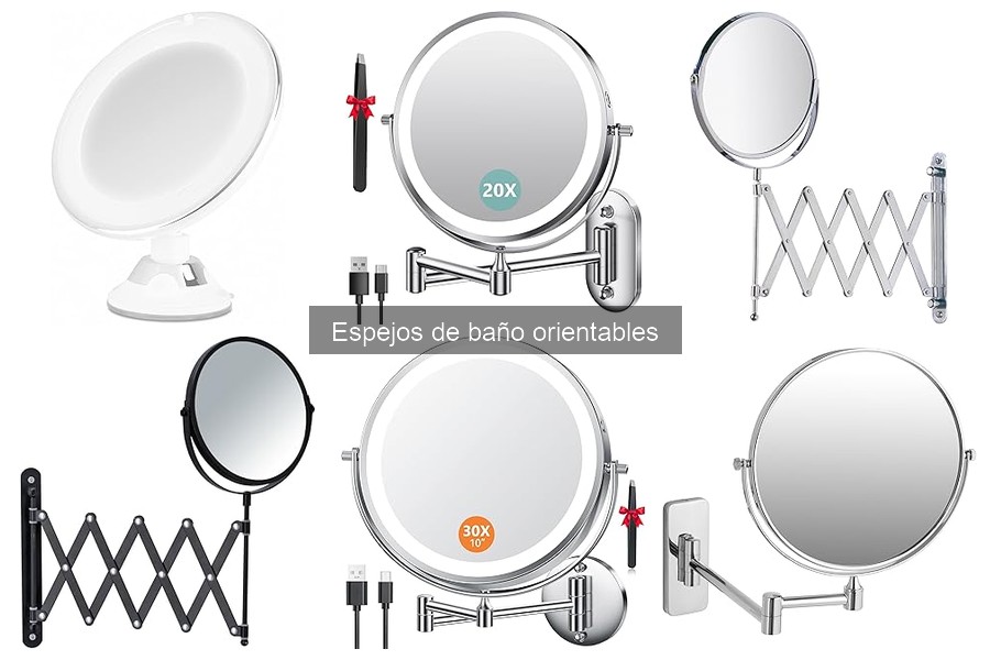 Precios de espejos de baño orientables: gama y modelos