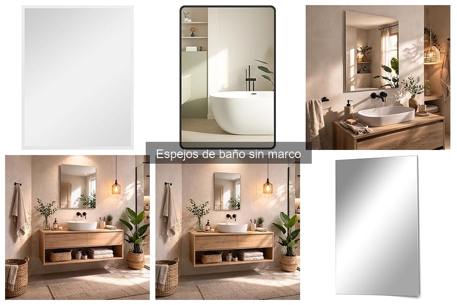 Precios de Espejos de Baño Sin Marco en Amazon 2023