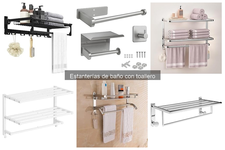 Precios de estanterías de baño con toallero: guía actualizada