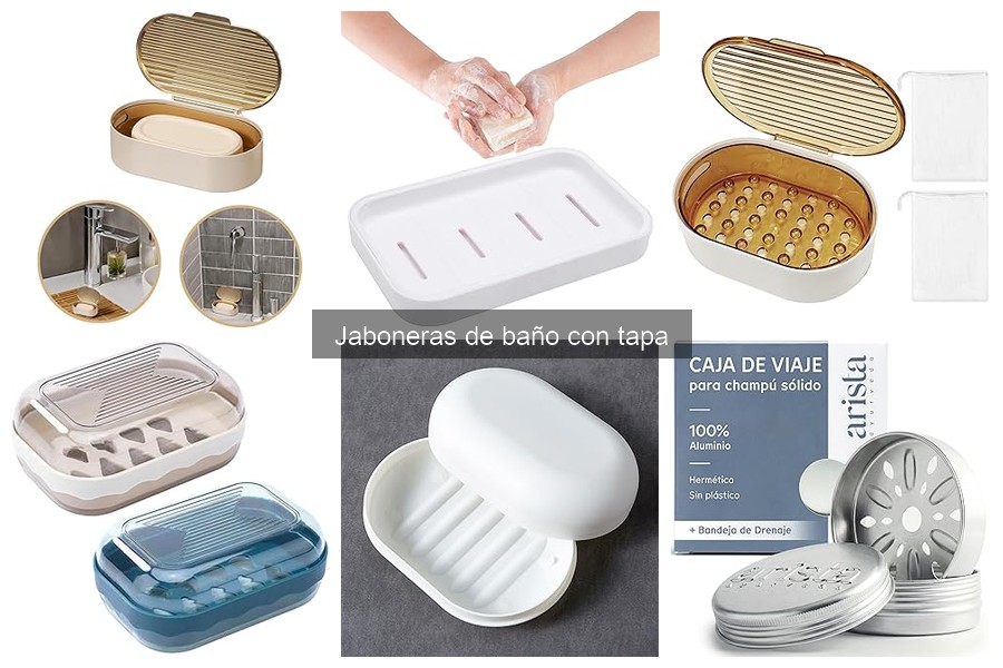 Precios de jaboneras de baño con tapa: guías y recomendaciones