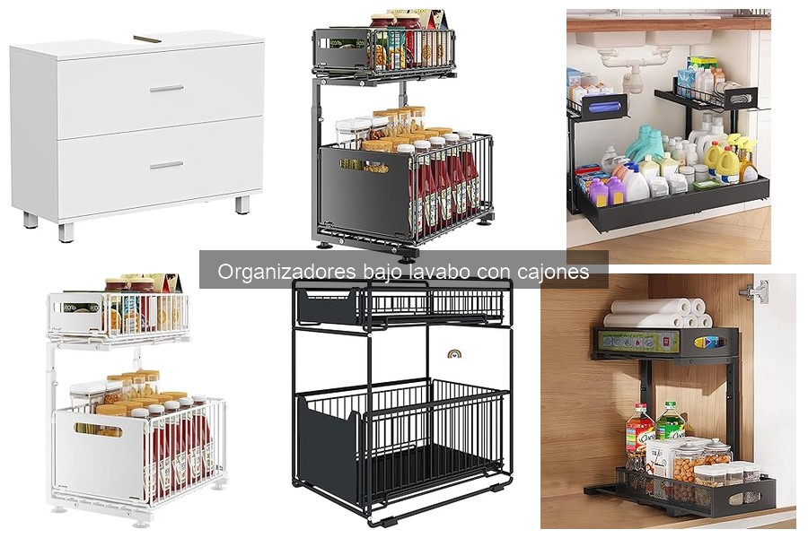 Precios de organizadores bajo lavabo con cajones en Amazon