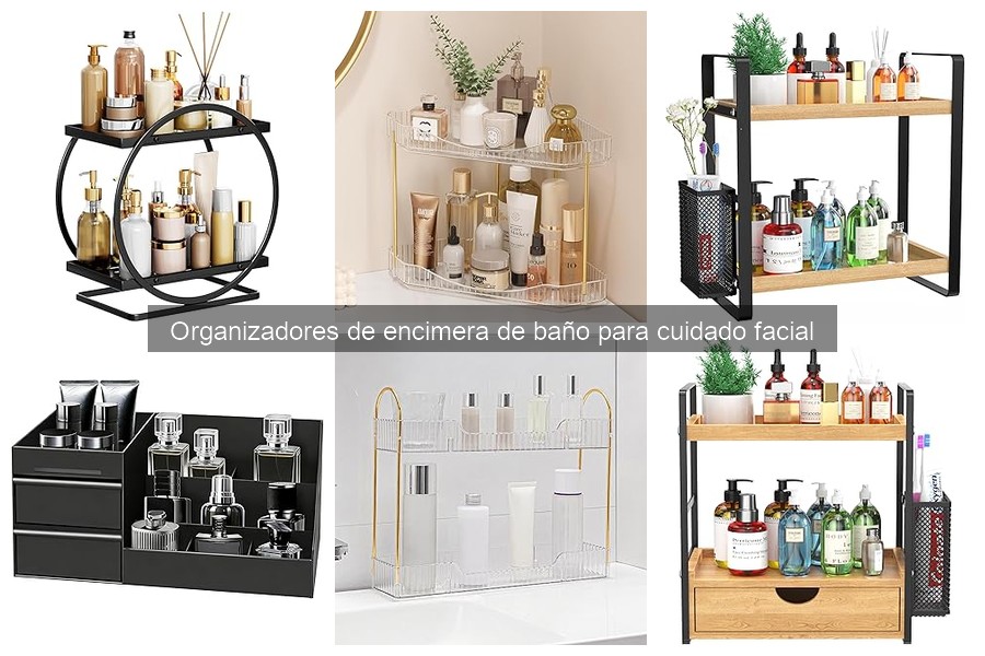 Precios de organizadores de encimera para cuidado facial