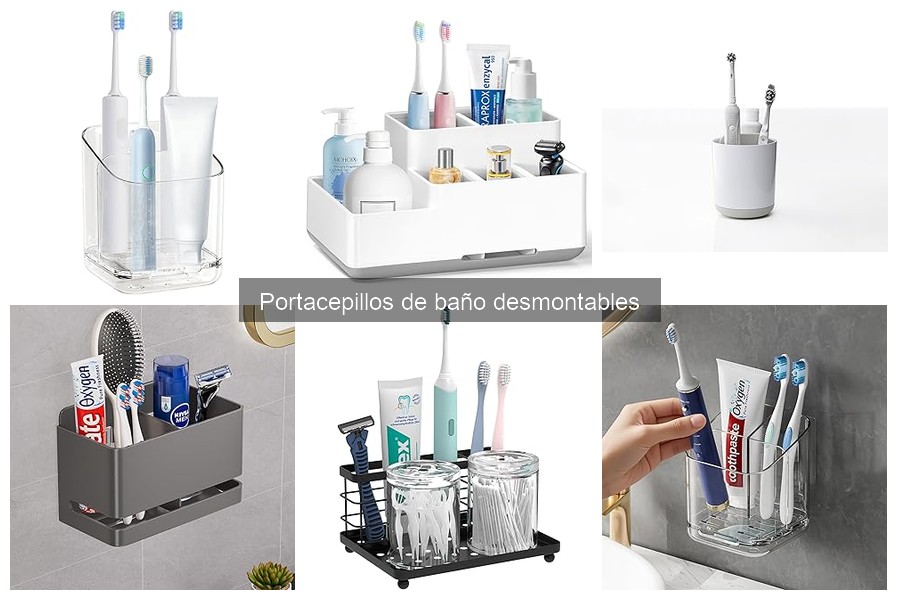Precios de portacepillos desmontables para baño en 2023