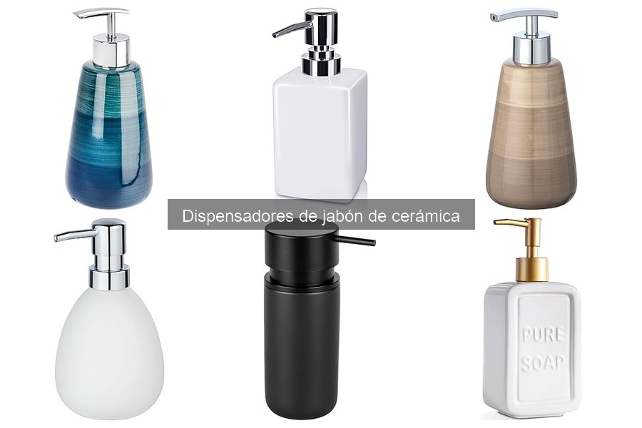 Precios promedio de dispensadores de jabón de cerámica