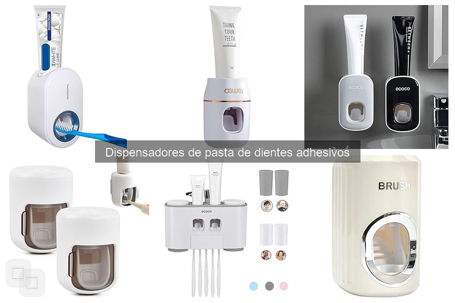 Precios promedio de dispensadores de pasta de dientes adhesivos