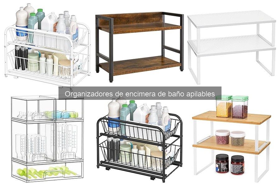 Precios promedio de organizadores apilables para el baño