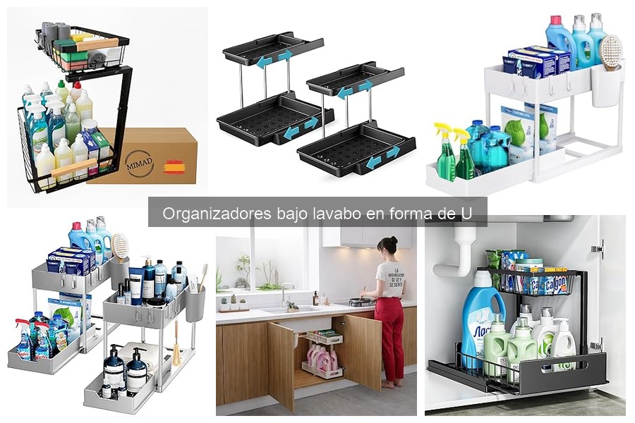 Precios Promedio de Organizadores Bajo Lavabo en U