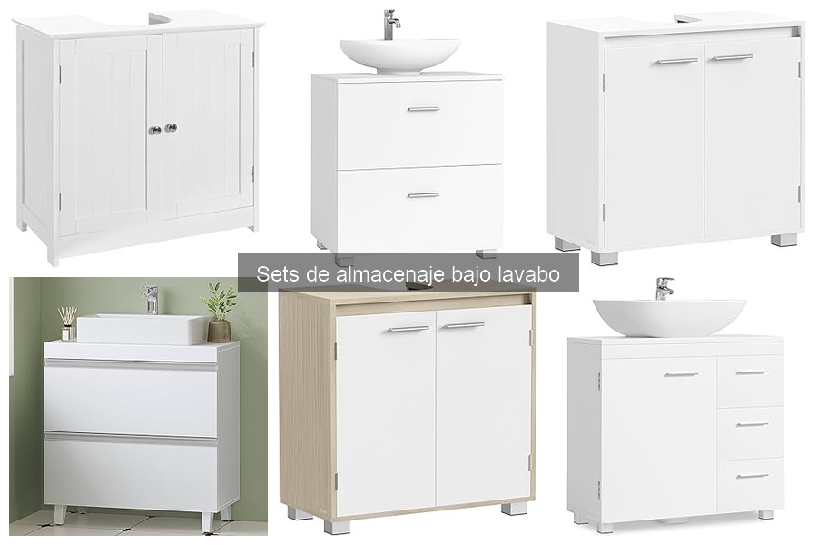 Precios promedio de sets de almacenaje bajo lavabo