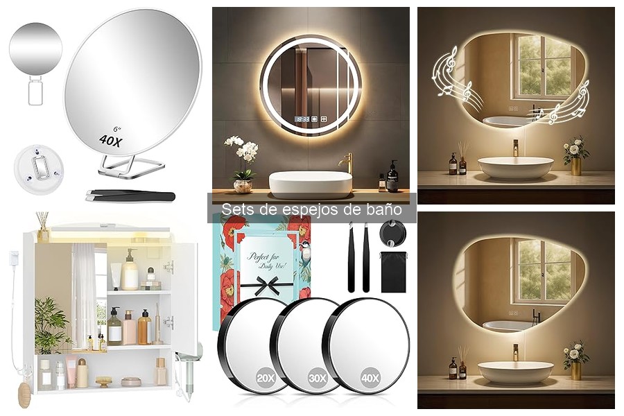 Precios y Dónde Comprar Sets de Espejos de Baño