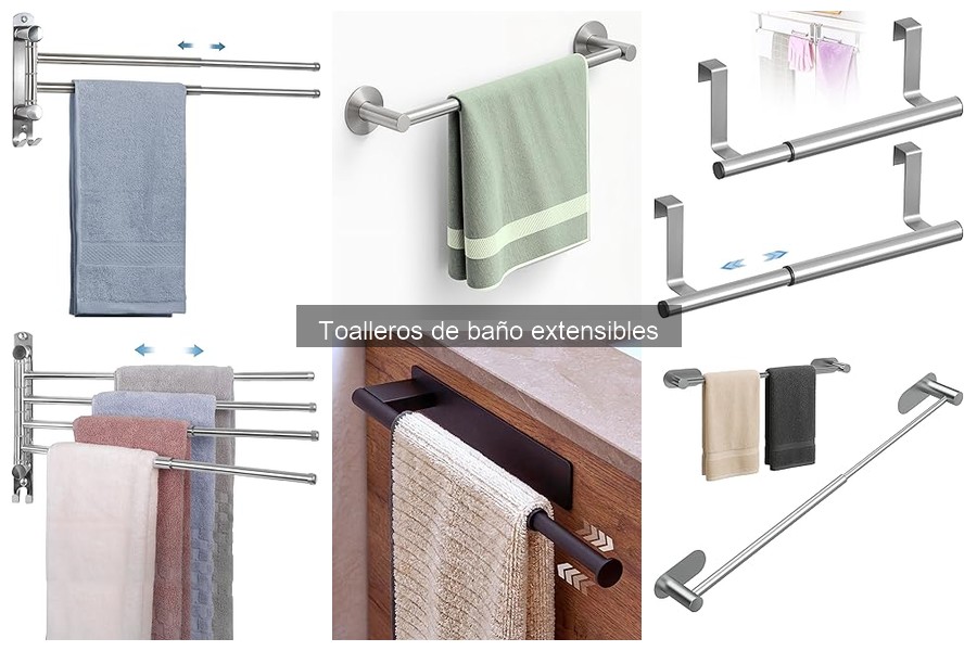 Precios y Dónde Comprar Toalleros de Baño Extensibles