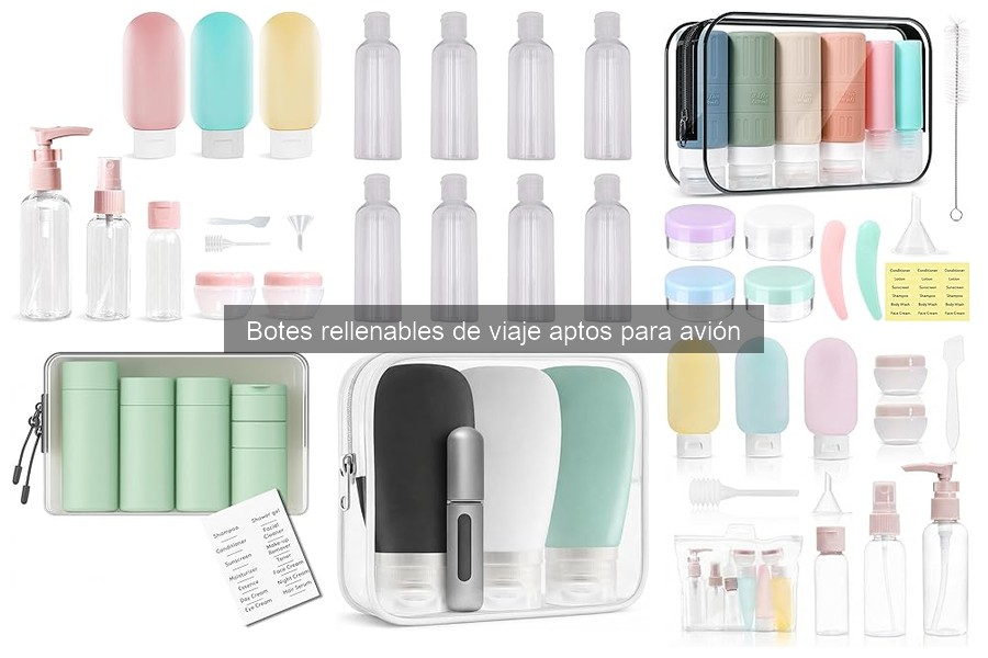 Preguntas frecuentes sobre botes rellenables de viaje