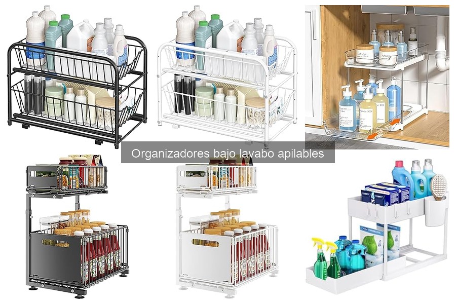 Preguntas frecuentes sobre organizadores bajo lavabo apilables