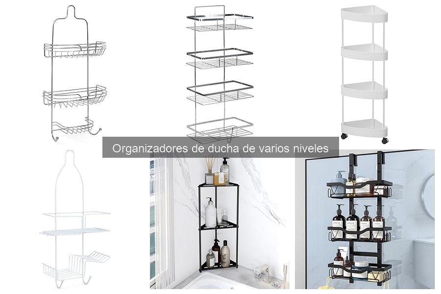 Preguntas frecuentes sobre organizadores de ducha de varios niveles