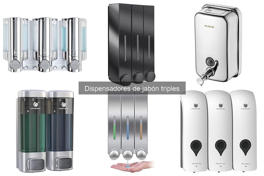 Problemas comunes al usar dispensadores de jabón triples
