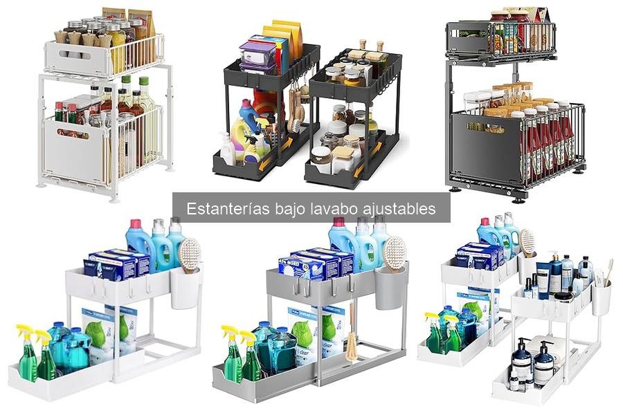 Problemas comunes al usar estanterías bajo lavabo ajustables