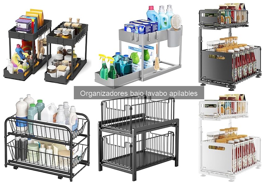 Problemas comunes al usar organizadores bajo lavabo apilables