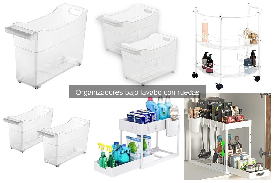 Problemas comunes al usar organizadores bajo lavabo con ruedas