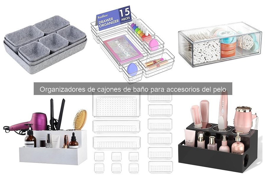 Problemas comunes al usar organizadores de cajones de baño