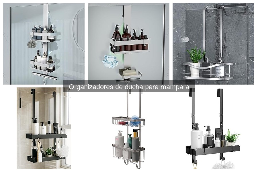 Problemas comunes al usar organizadores de ducha para mampara