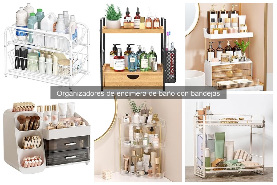 Problemas comunes al usar organizadores de encimera de baño