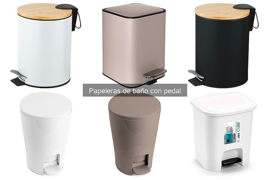 Problemas comunes al usar papeleras de baño con pedal