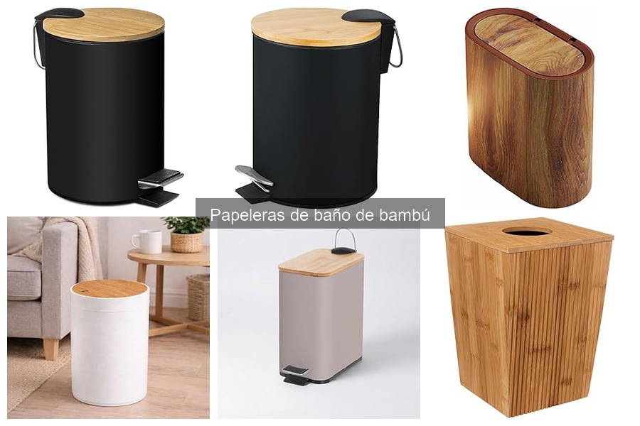 Problemas comunes al usar papeleras de baño de bambú