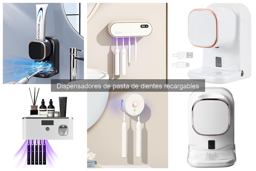Problemas comunes con dispensadores de pasta de dientes recargables