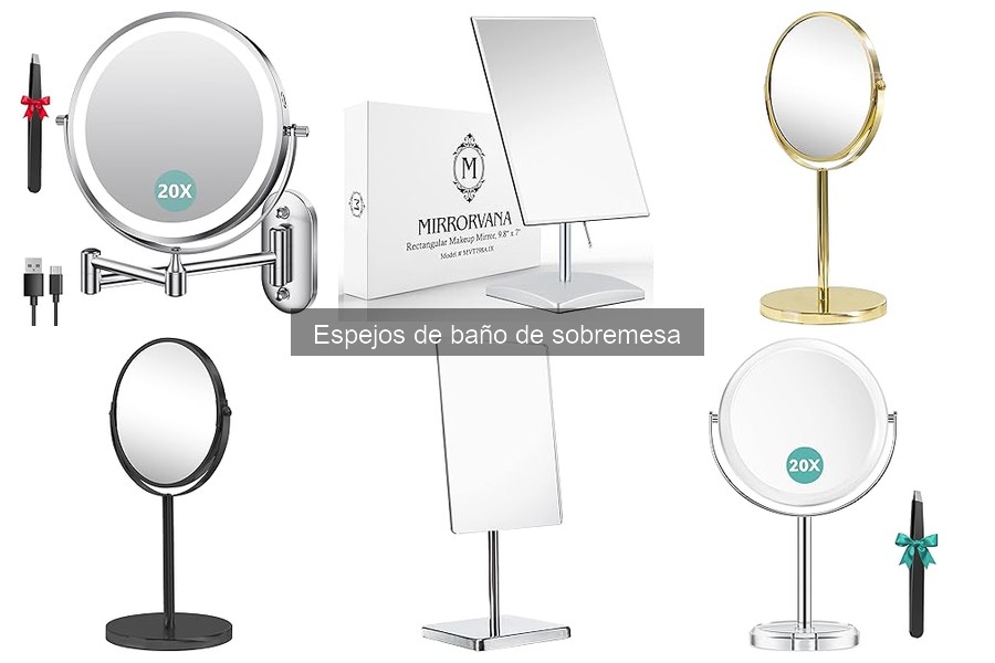 Problemas comunes con espejos de baño de sobremesa
