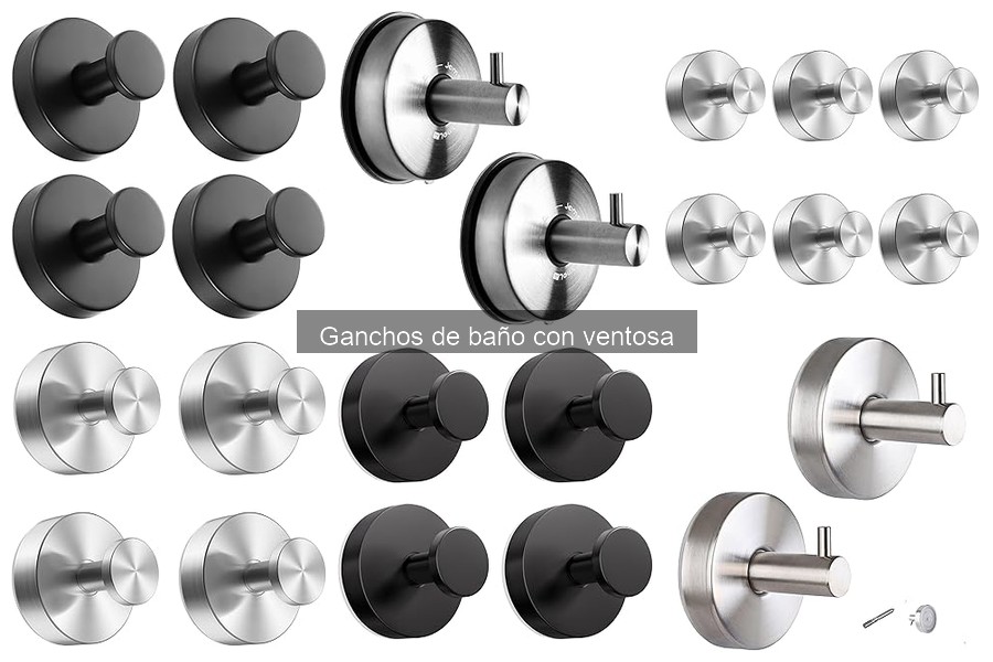 ** Problemas comunes con ganchos de baño con ventosa