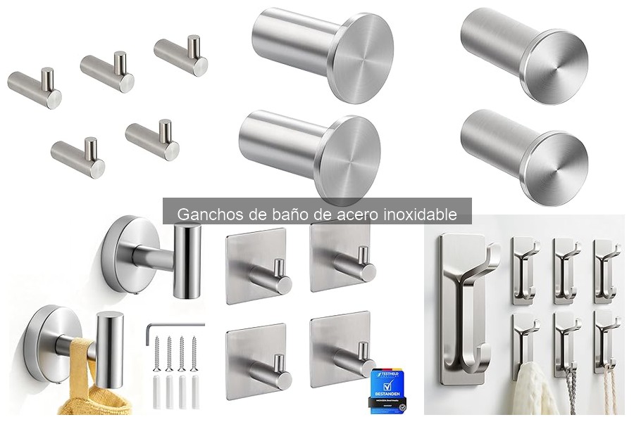 Problemas comunes con ganchos de baño de acero inoxidable
