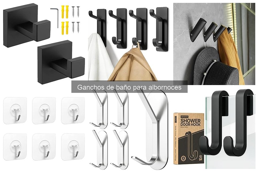 Problemas comunes con ganchos de baño para albornoces