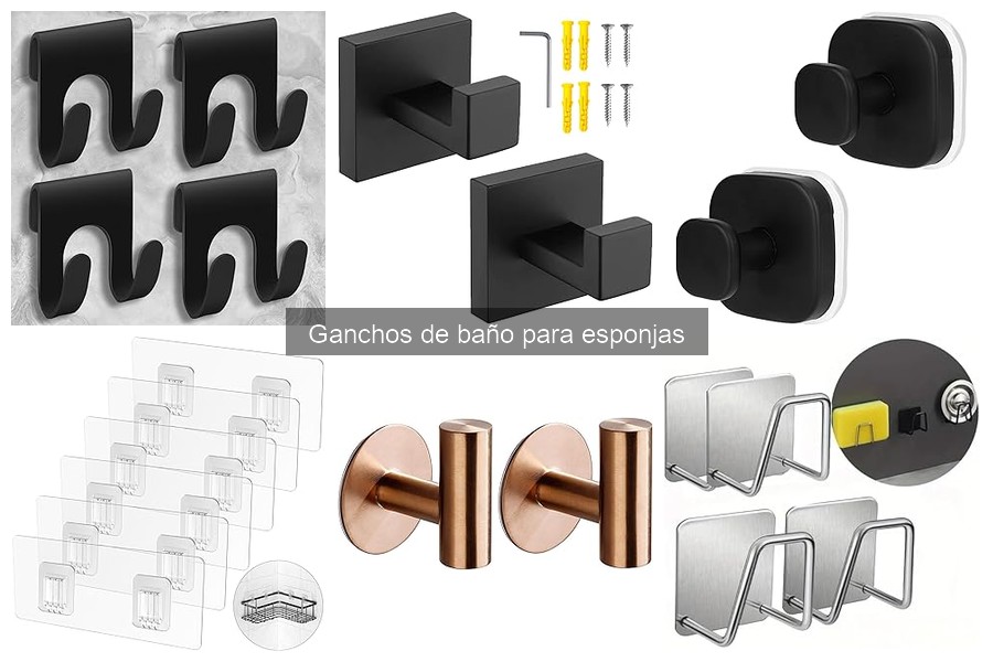 Problemas comunes con ganchos de baño para esponjas