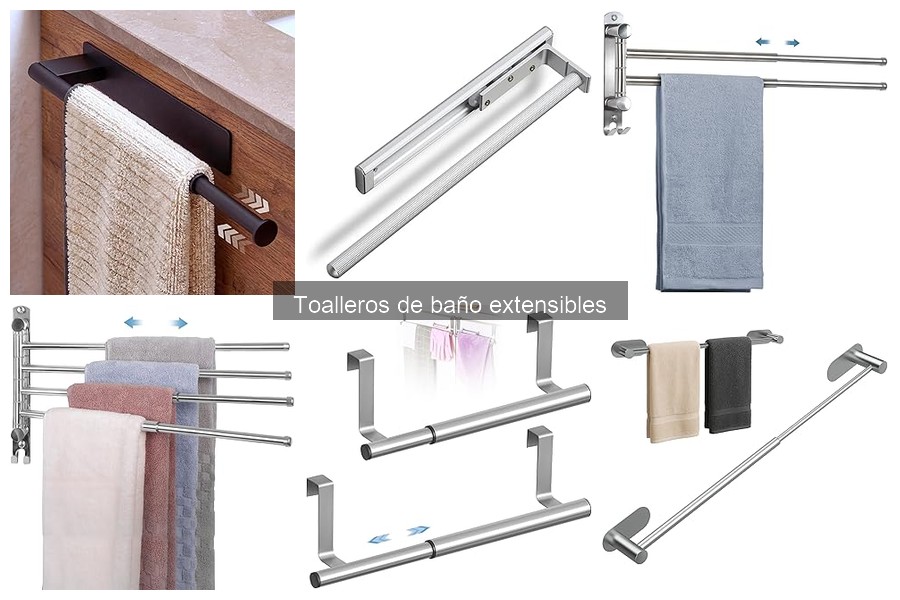 Problemas comunes con los toalleros extensibles en el baño