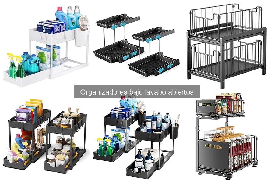 Problemas comunes con organizadores bajo lavabo abiertos
