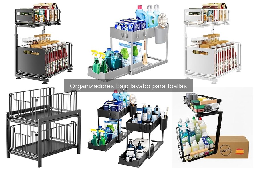 Problemas comunes con organizadores bajo lavabo para toallas