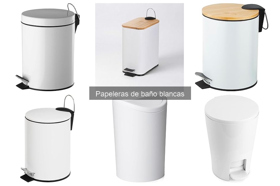 Problemas comunes con papeleras de baño blancas y sus soluciones