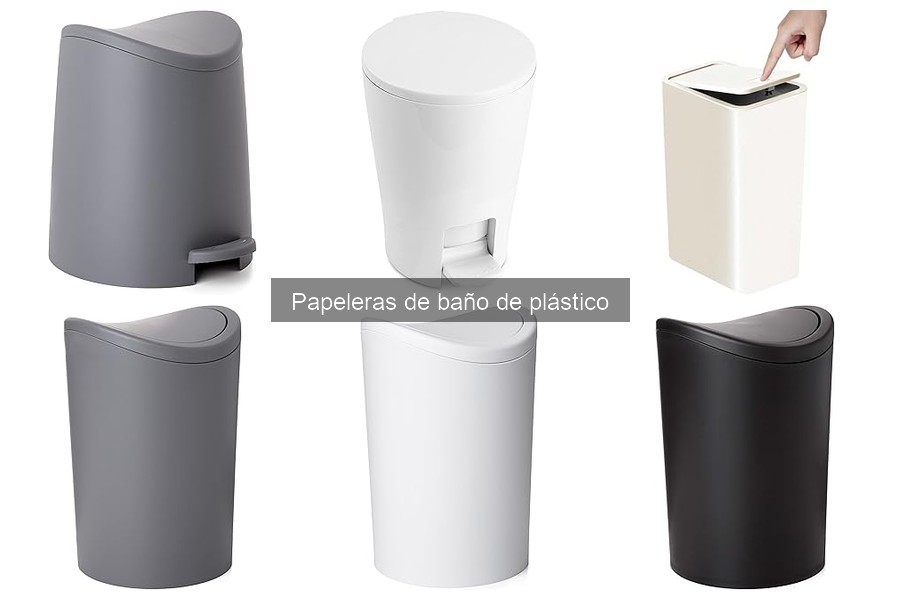 Problemas comunes con papeleras de baño de plástico