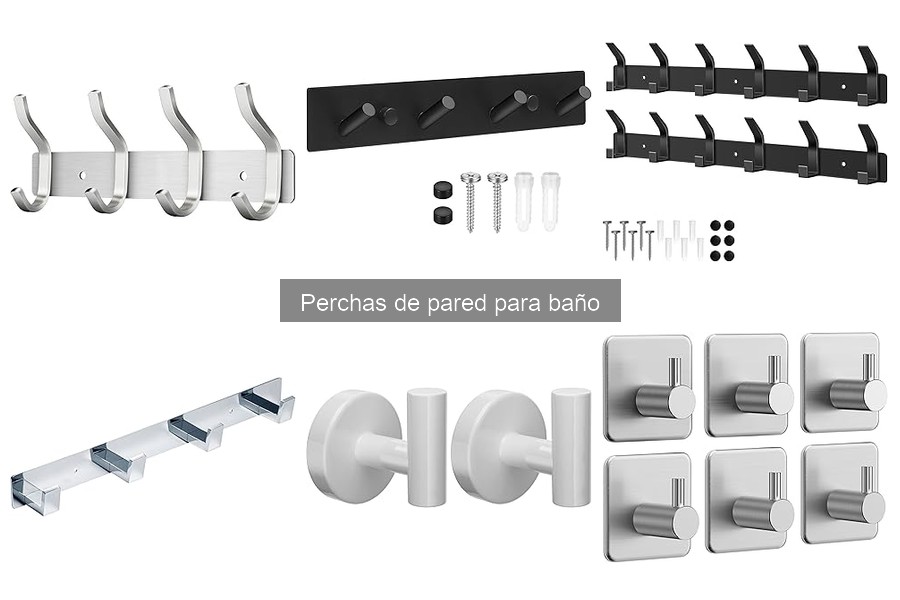 Problemas comunes con perchas de pared para baño y soluciones