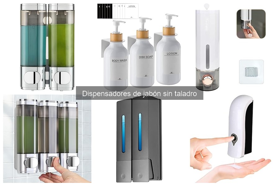 Problemas comunes de dispensadores de jabón sin taladro