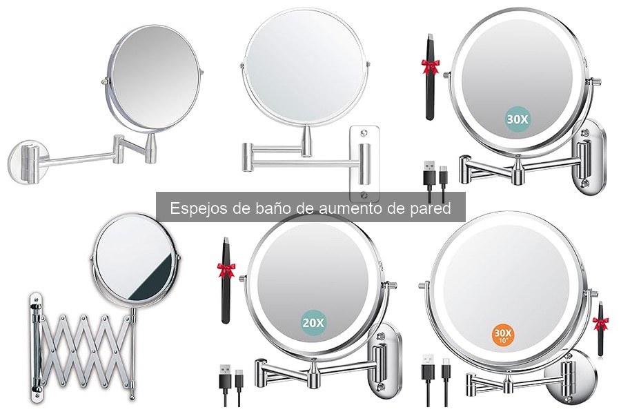 Problemas comunes de espejos de aumento de pared y soluciones