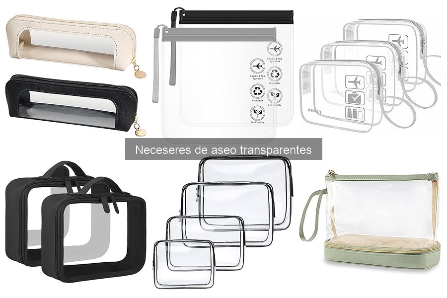 Problemas comunes de los neceseres de aseo transparentes