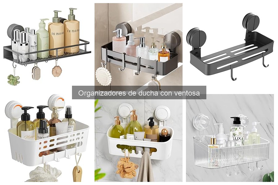 Problemas comunes de organizadores de ducha con ventosa