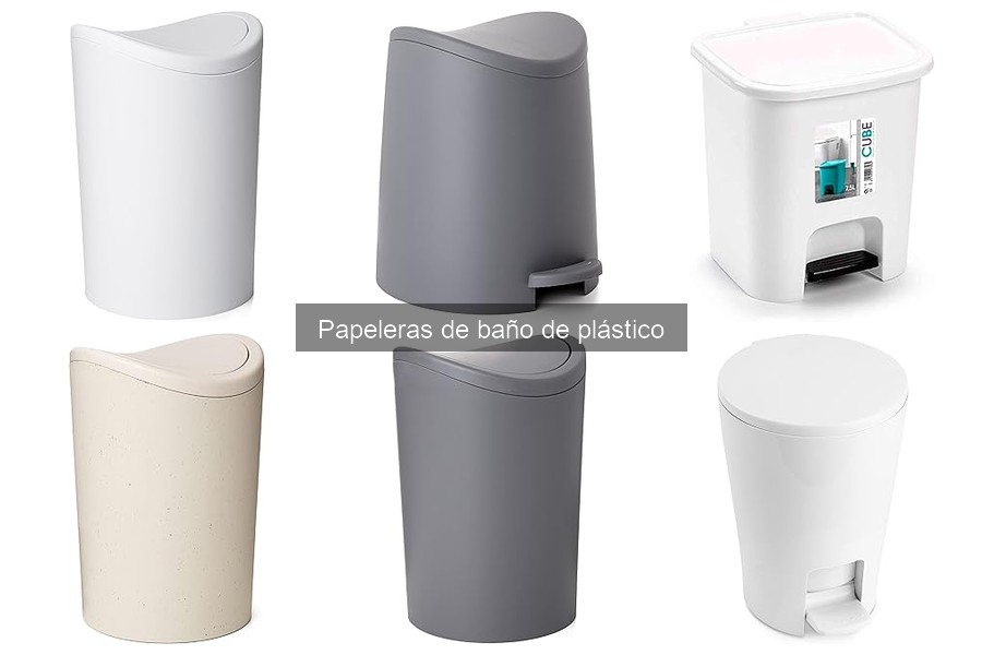 ¿Qué capacidad debe tener una papelera de baño?