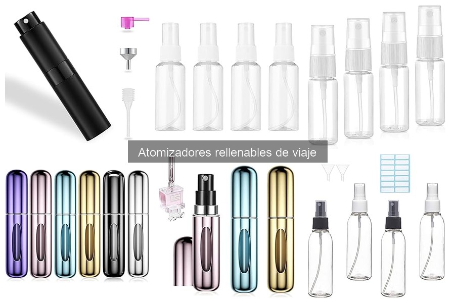 ¿Qué es un atomizador rellenable de viaje? Descubre sus usos